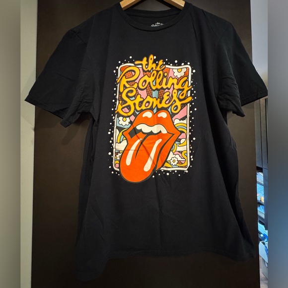THE ROLLING STONES Men’s Black Cotton Tee - Picture 4 of 6